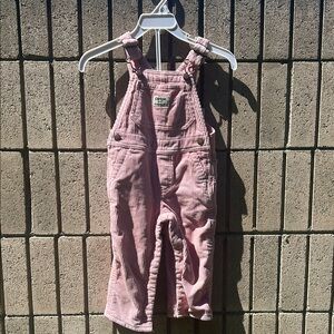 OshKosh B'gosh Pink Corduroy Overalls